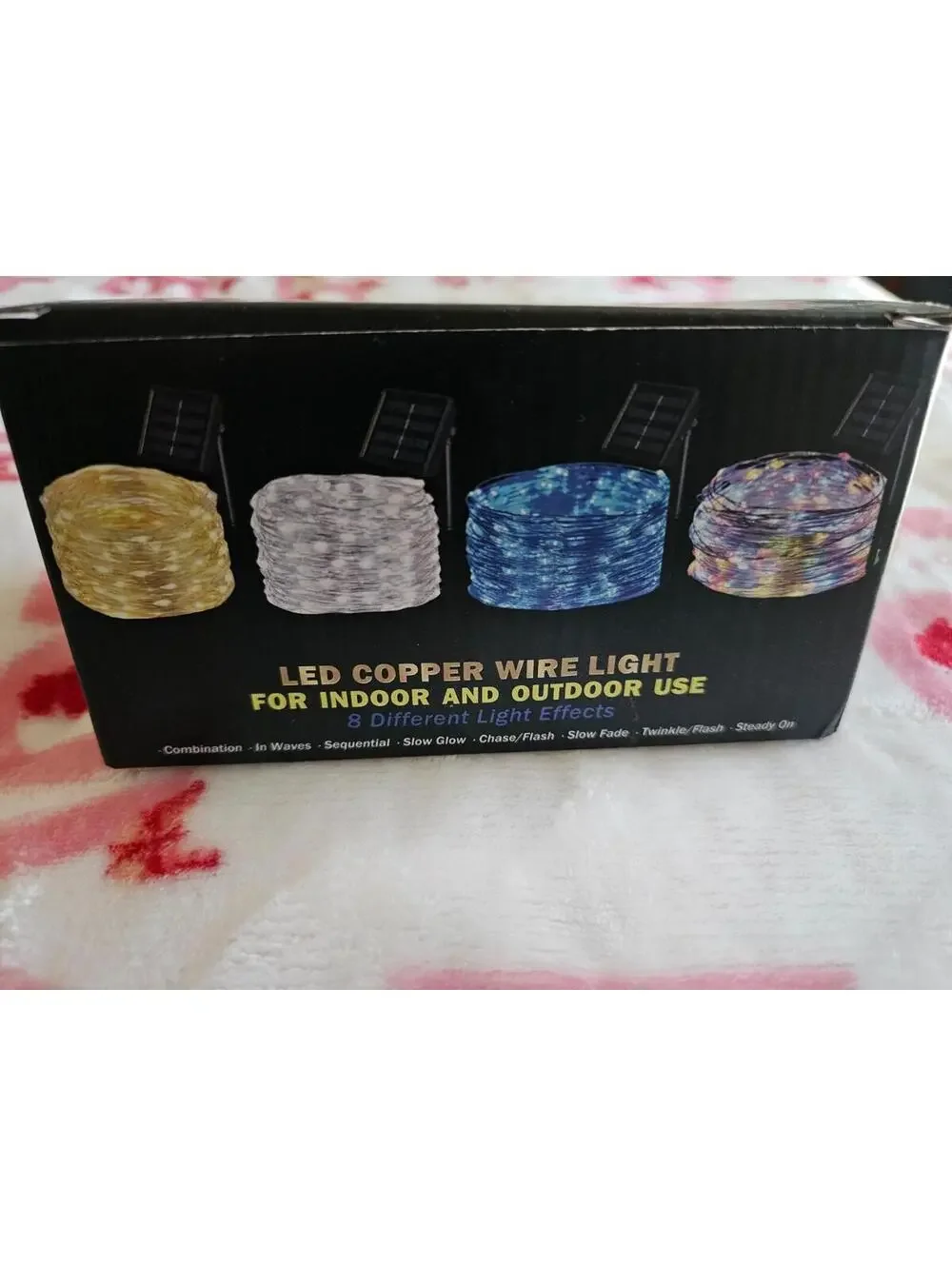 New Exsuss LED Copper Wire Fairy Lights Indoor Outdoor 8 Different Light Effects